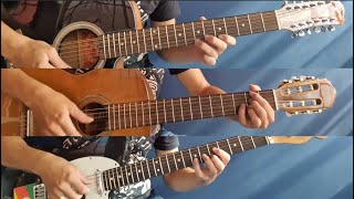 Video thumbnail of "Why Worry Cover (Dire Straits) – Guitar, Acoustic Guitar and 12-string Acoustic Guitar"