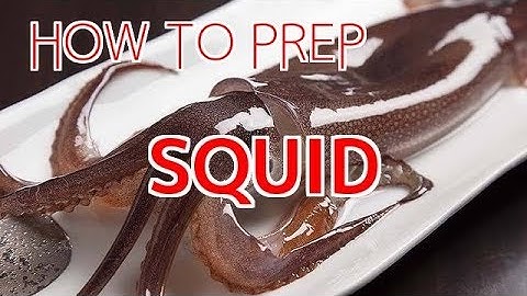 How to Prep Squid for Sushi and Sashimi【Sushi Chef Eye View】