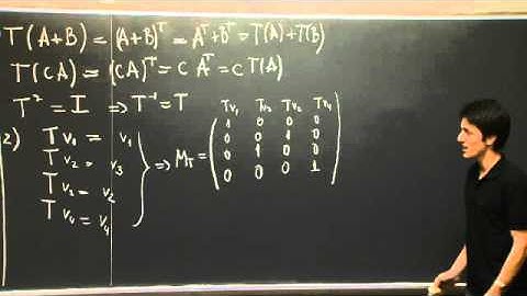 Linear Transformations | MIT 18.06SC Linear Algebra, Fall 2011