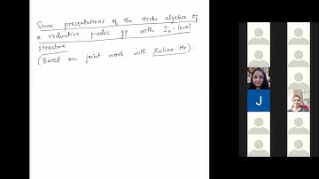 08 Radhika Ganapathy - Presentation of Hecke alg. of reductive p-adic group with I_n-level structure