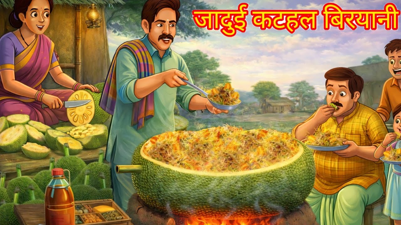 जादुई कटहल बिरयानी | Hindi Kahani | Hindi Cartoon | Moral Stories | Hindi Story | Hindi Kahani
