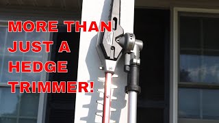 The Milwaukee Quik-Lok Hedge Trimmer Attachment REVIEW! Does way more than just trim hedges!