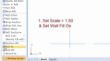 How to draw Cavity Wall
