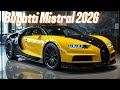 “Bugatti Mistral 2026: The $5 Million W16 Beast That Redefines Speed and Luxury Forever”