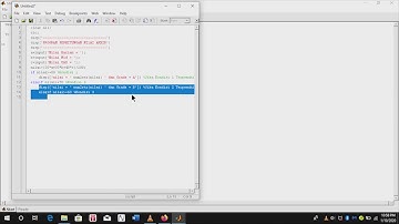 #FINALPROJECTPRAKTIKUMKOMPUTASIUMS2020 TUTORIAL MENGGUNAKAN IF STATEMENT (PERCABANGAN) DENGAN MATLAB