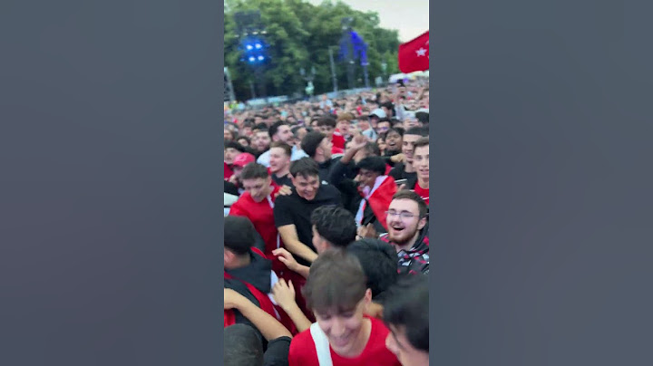 Türkei feiern an der fan mile #türkiye #euro24 #futbol