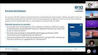 ENA Open Networks - Flexibility dispatch standard development collaboration space intro webinar