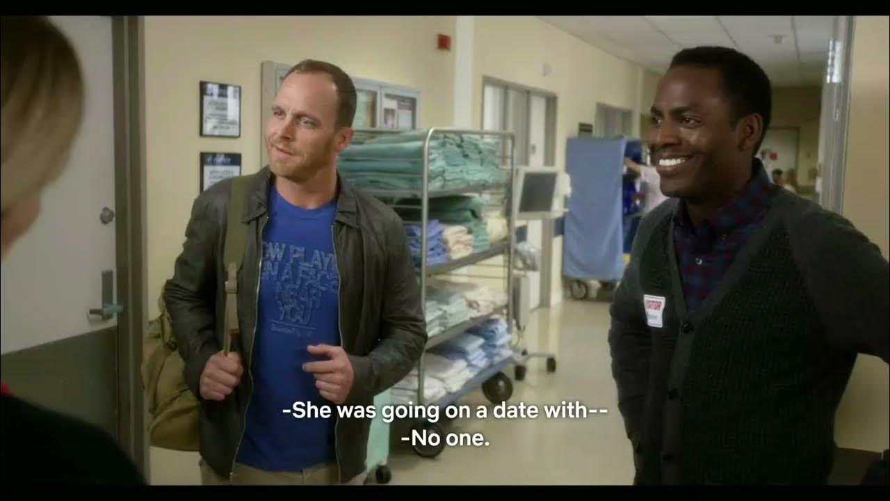 Bud And Coyote Arrive To The Hospital Grace And Frankie 2x01 Scene