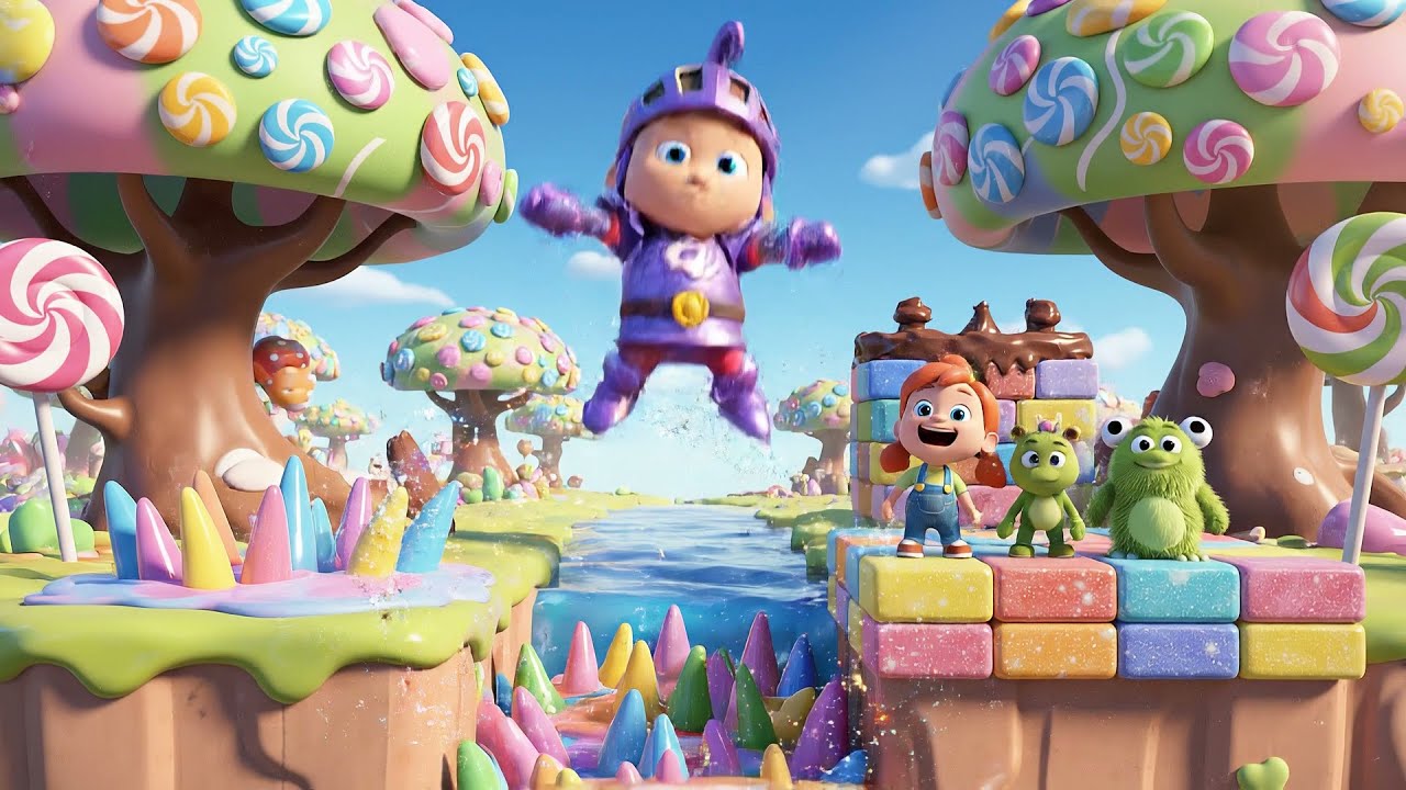 Roblox Baby Knight Fell Off the Candy Bridge | Kids Songs & Nursery Rhymes