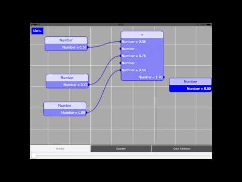 Node Based User Interface for iPad