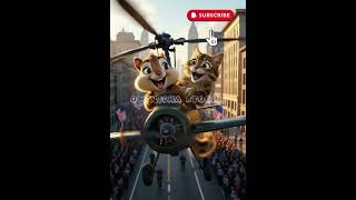 Flying Bunny: The Rabbit Who Rode a Helicopter 🚁🐇 | Funny Pet Story