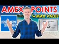 How to Redeem Amex Points for MAXIMUM VALUE!