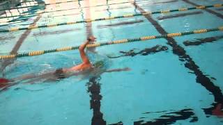 3/4 Catch Up swim drill