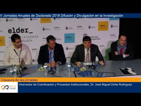 V Jornadas Anuales de Doctorado 2018 - Jornada Final upload image
