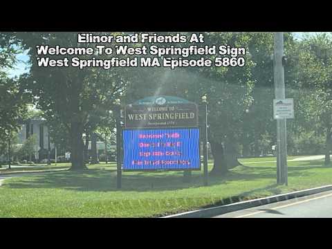 Elinor and Friends At Welcome To West Springfield Sign West Springfield Sign Episode 5860