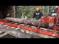 Woodmizer LT15: Doing what it does best, making 2x4 lumber.
