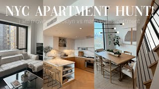 I'M MOVING!!! NYC Apartment Hunt + Tours: Brooklyn vs Manhattan