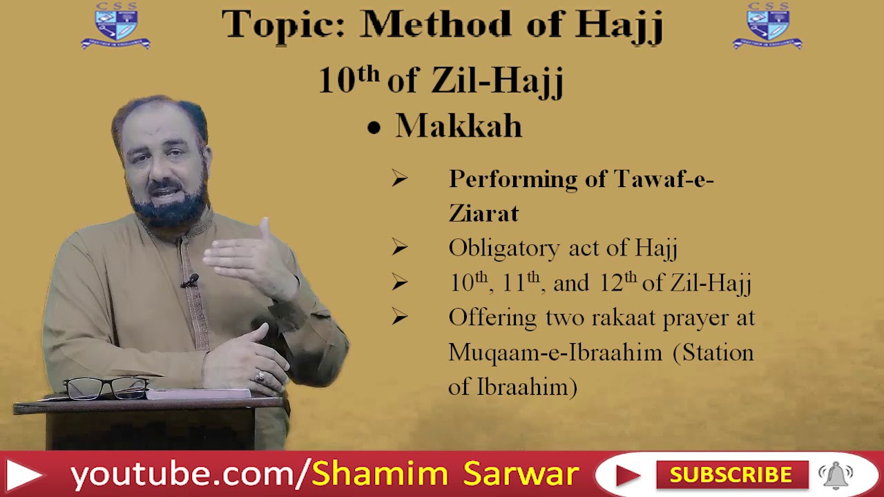 O Level Islamiat 2058 (Lecture # 4) Topic: Method of Hajj 01/07/2020