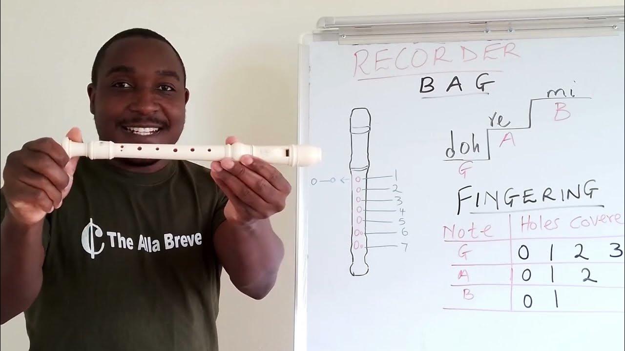 GRADE 4 CBC MUSIC THEORY LESSON 3 ( How to play notes B, A and G on a Descant Recorder) YouTube