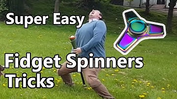12 AWESOME EASY FIDGET SPINNER TRICKS