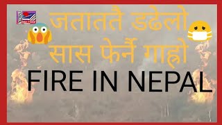 नेपालभरि डढेलो | वायु प्रदूषणले सास फेर्नै गाह्रो| Fire in Nepal| NEPAL UPDATE