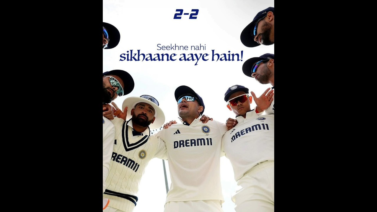 India🆚️England 5st Test, Highlights 