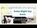 Oasis - Some Might Say Guitar Cover With Tab