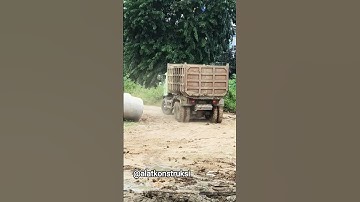BUANGAN LUMPUR NORMALISASI KALI MATI BEKASI DENGAN DUMPTRUK HINO DAN EXCAVATOR PART 166 #shorts