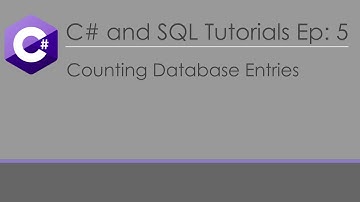 【C# and SQL】5: Count entries in your Table