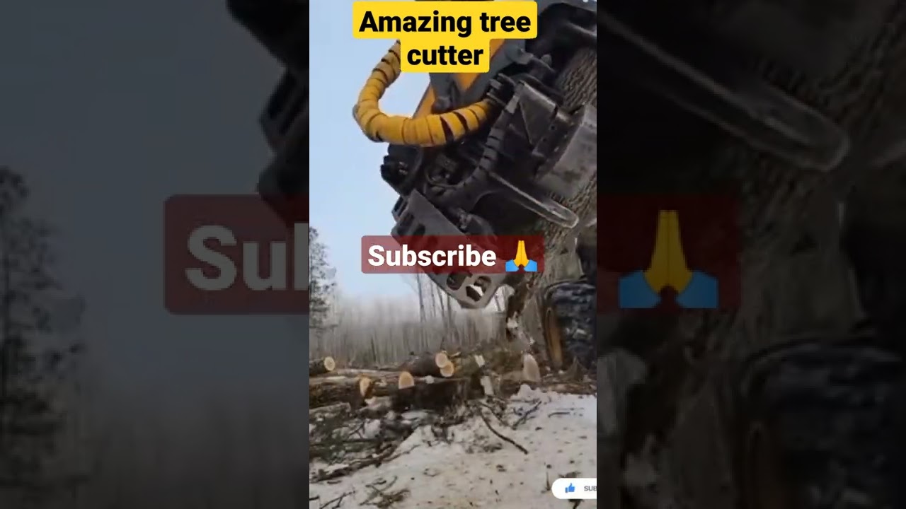 amazing tree cutting machine || 