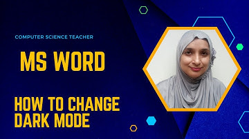 Unveiling Dark Mode in Microsoft Word 365: A Stylish Twist to Productivity Free Word Tutorial