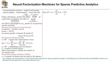Neural Factorization Machines | Lecture 82 (Part 1) | Applied Deep Learning (Supplementary)