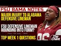 The Chant | MAJOR Alabama Football INJURY | FSU Football Injury Update | FSU Alabama | Warchant TV