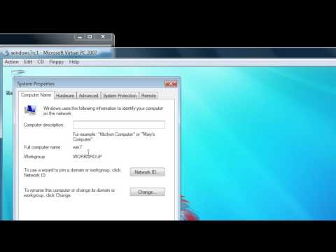 Windows 7: join an Active Directory domain