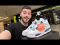 Jordan 4 Military Blue Drop WAS A MESS! In Store Pickup & Market Overview!