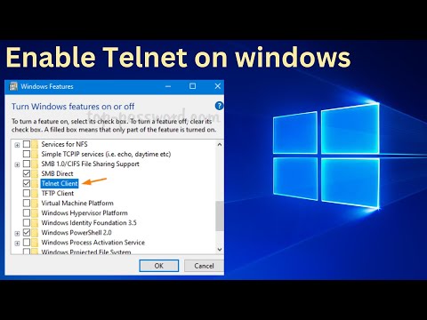How To Enable Telnet Using 3 Methods - Graphically, Command, PowerShell