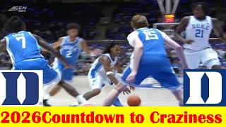 Duke Team Blue vs Duke Team White, 2026 Countdown to Craziness