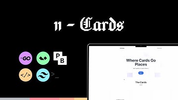 Build a Simple Full-stack App with Golang in 2 Hours! ( 11 - Cards UI )