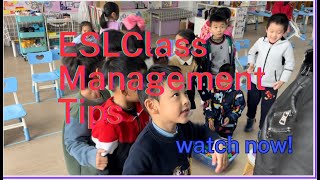 ESL Class Management Tips | ESL for kids