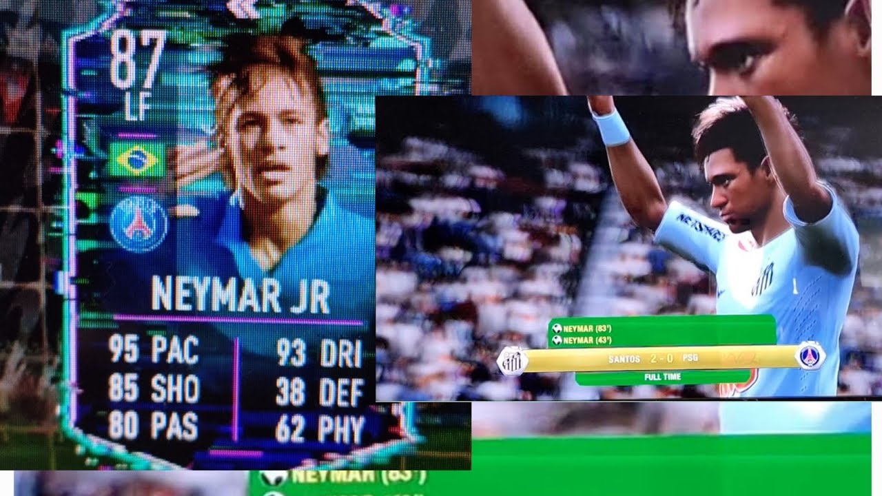 FIFA 22 Neymar Flashback Card Highlights - Intro is FIFA13 & then FIFA 22 to create a build up...