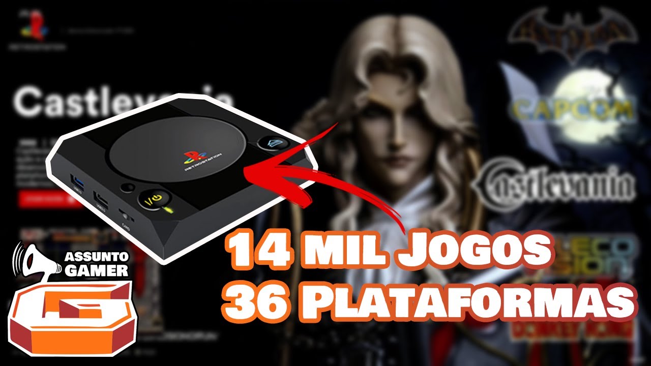 RetroStation 14K | O Retro Console com 14 MIL Retrogames para o Retrogamer | Do Atari ao Dreamcast!