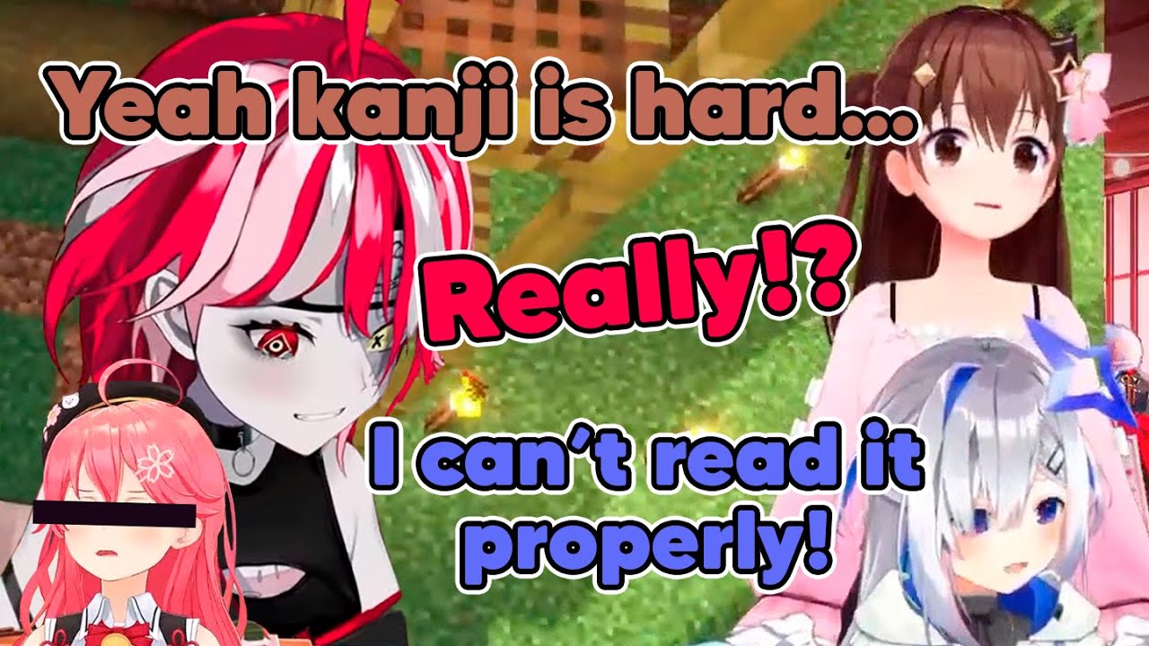 Ollie surprised a lot of Japanese people can't read kanji