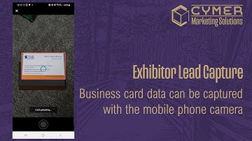 Exhibitor Lead Capture - Business Card Scan to CRM