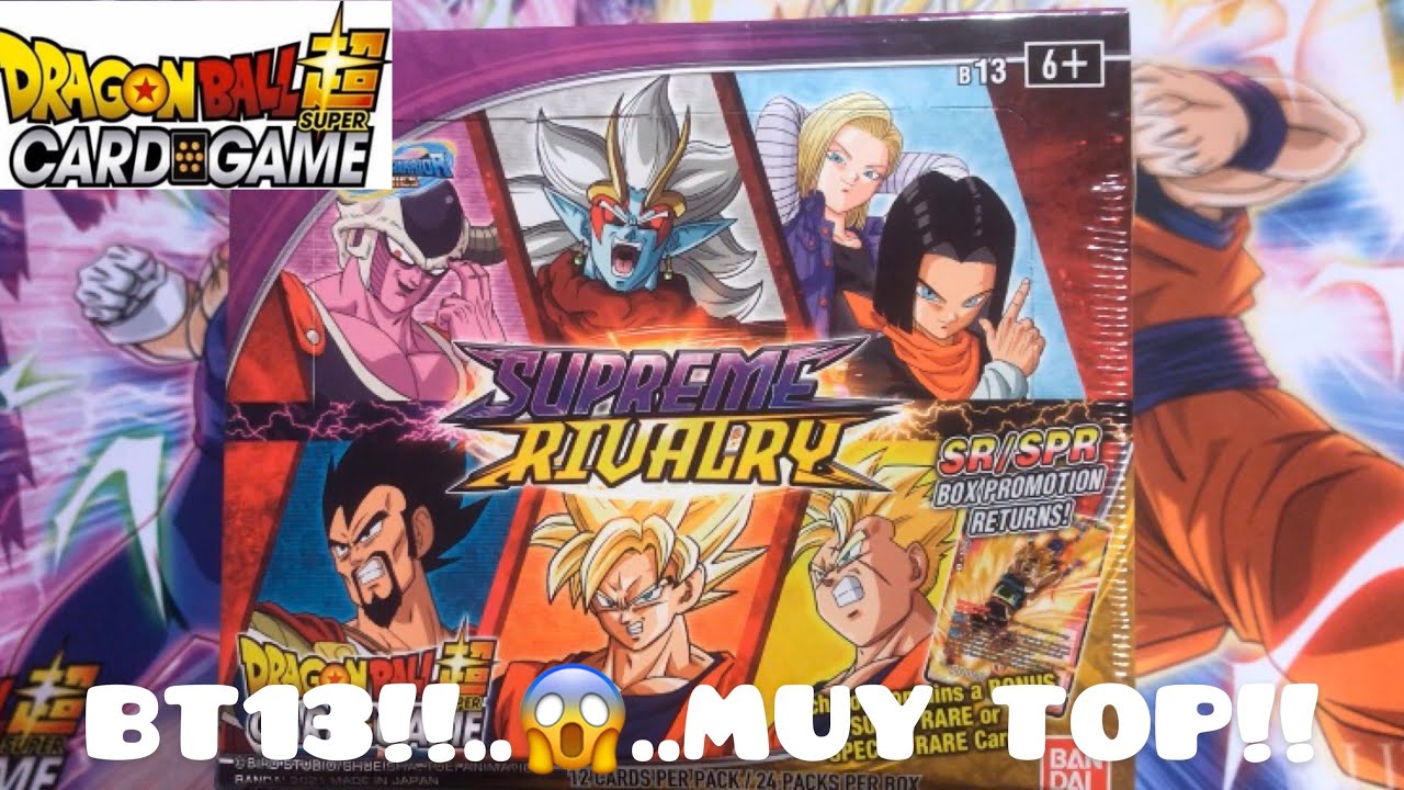 Apertura SUPREME RIVALRY ltima Colecci n Cartas DRAGON BALL SUPER