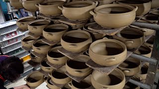 A variety of Korean semi-automatic bowl and pottery  processes