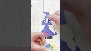 DIY Christmas Gnomes let me know if you want the full tutorial #cricutchristmascraft #christmascraft