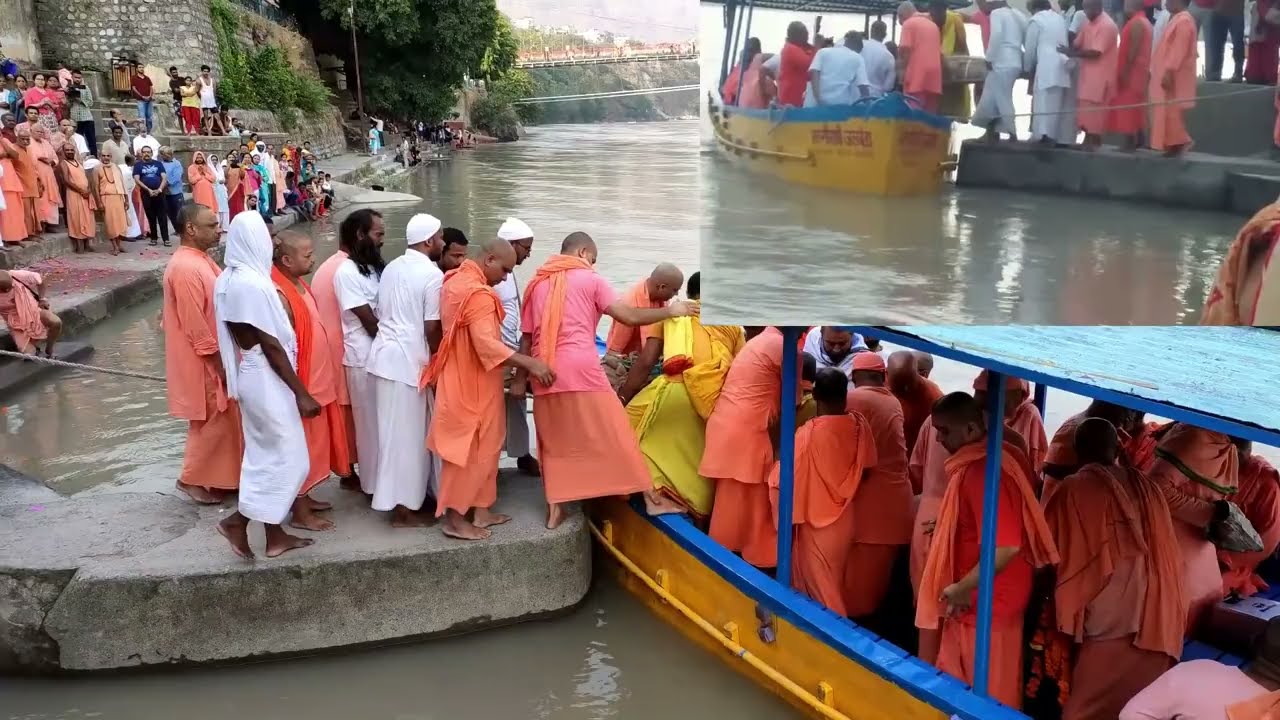 Maha Samadhi of Swami Vimalananda Ji  Sivananda Ashram Rishikesh day 9th June 2019