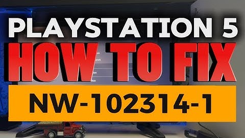 How To Fix PS5 Error NW-102314-1 A DNS Error Occurred