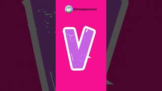 Learn to Trace the Letter V! 🚐 | Phonics for Toddlers #Shorts