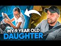 My 9 Year Old Daughter Driving For The First Time! | KID DRIVES CAR